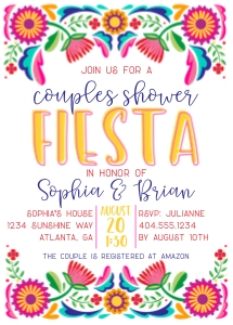 fiesta couples bridal shower bundle design preview