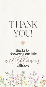 delicate wildflower - tags design preview
