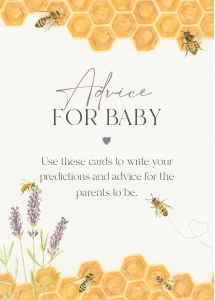 honey bee - baby shower bundle design preview