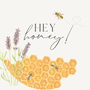 honey bee - cupcake toppers design preview