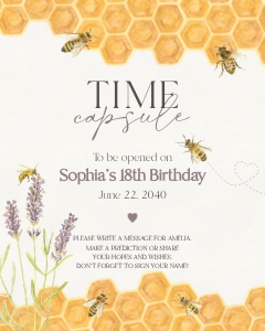 honey bee - time capsule design preview
