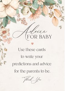 blush floral - advice and predictions design preview