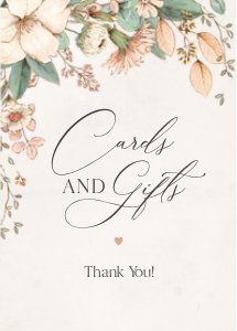 blush floral - gifts and favors design preview