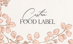 blush floral - placecards design preview