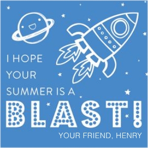 Outer Space EOY Card design preview