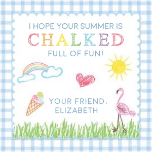 Chalk EOY Card - Blue design preview