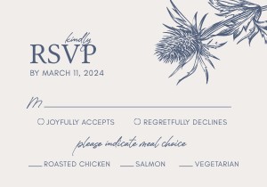 Thistle, RSVP: Thistle Wedding Invitation SUITE