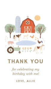 Favor Tag - On the Farm - 9997: Birthday Bundle (Any Age) - Farm - 9997