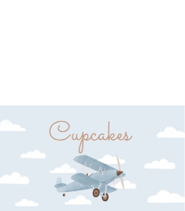 Tent Card - Biplane - 9995: Birthday Bundle (Any Age) - Biplane - 9995