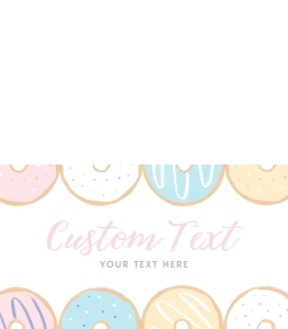 Tent Card - Donuts - 9993: Tent Card - Donuts - 9993