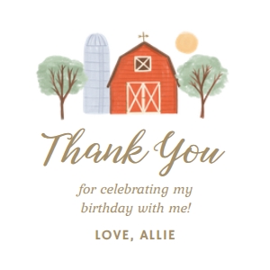 Favor Tag (2x2) - Farm - 9997: Birthday Bundle (Any Age) - Farm - 9997