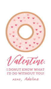 Valentine's Tag - Donut: Valentine's Tag - Donut