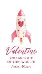 Valentine's Tag - Out of this World: Valentine's Tag - Out of This World