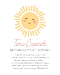 Time Capsule - Little Sunshine - 9981 design preview