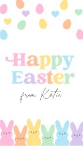 Easter Tag - Happy Easter (Pastel) design preview