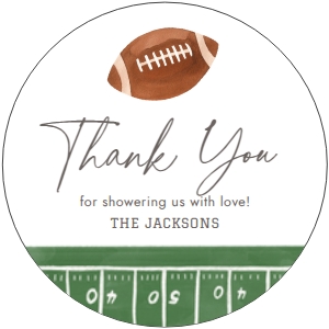Round Label - Football - 1109 design preview