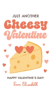 Valentine's Tag - Cheese: Valentine's Tag - Cheese