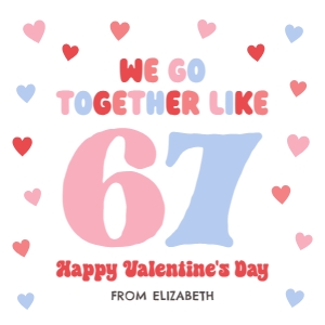 Valentine's Tag - 67 design preview
