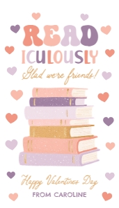 Valentine's Tag - Pink and Purple Books (Read-diculously): Valentine's Tag - Readiculously