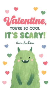 Valentine's Tag - Monster: Valentine's Tag - Monster