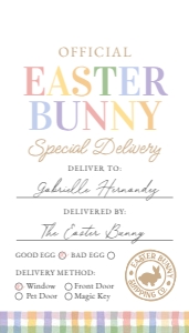 Easter Tag - Easter Delivery (Rectangle) design preview