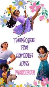 Encanto Thank you Tag: 8252818817203