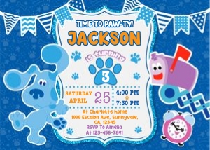 Blues Clues invitation: 5009