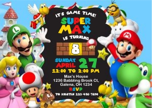 Super MarioInvitation SM1: 4894