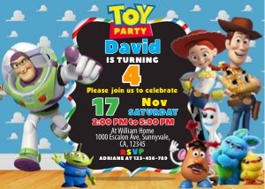 Toy Story Invitation: 4831