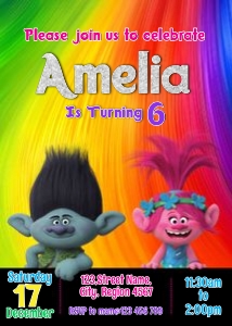 Trolls Birthday Invitation 3: 4346719157