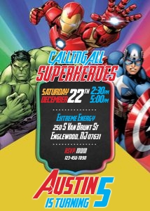 Superhero Birthday Invitation: 1375441736