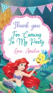 Little Mermaid Thank you tag: 1366998624