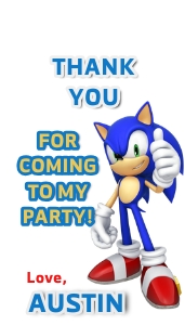 Sonic Thank You Tag: 5007