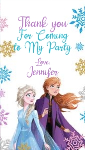 Frozen Thank you tag: 4148
