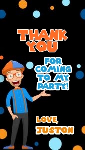 Blippi Thank you tag: 4781