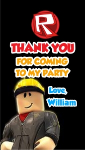 Roblox Thank You Tags - Boy: 4972