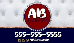 American Beauty Business Card Template: American Beauty Business Card Template