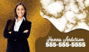 Brown, Gold, and Marble Business cards: Brown, Gold and Marble Business Card Template