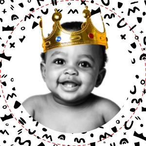 Notorious One cupcake topper | 2x2": The Big One birthday bundle
