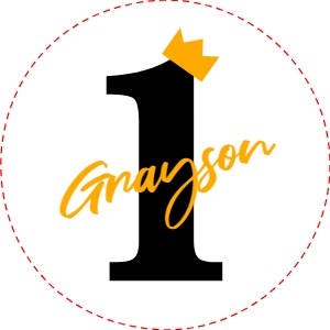 Notorious One cupcake topper | 2x2": The Big One birthday bundle