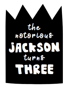 The Notorious Three birthday sign | 18x24": The Notorious Three birthday sign