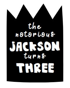 The Notorious Three birthday sign | 8x10": The Notorious Three birthday sign