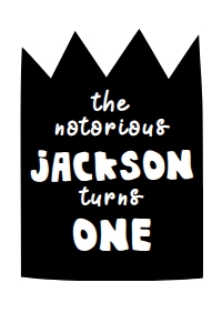 The Notorious One birthday sign | 24x36": The Notorious One birthday sign