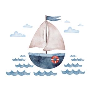 Nautical Cupcake Toppers - A035 design preview