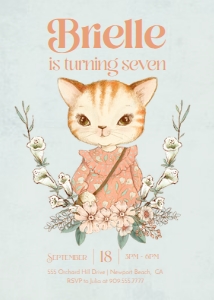 Kitten Series - Green design preview