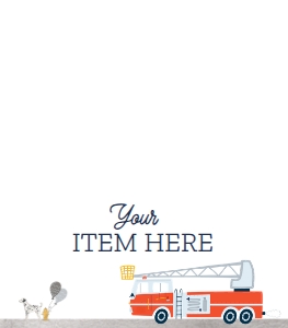 Fireman Food Label - A034 design preview