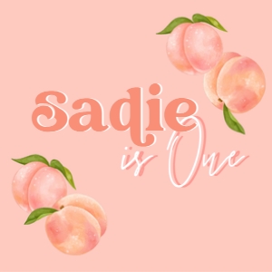 Sweet at  Peach Cupcake Toppers: Sweet as a Peach Cupcake Toppers