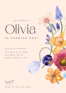 Spring Flower Birthday: Spring Flower