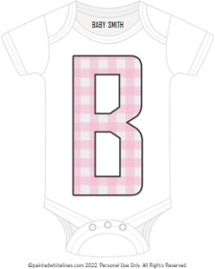 Newborn Outfit Cutouts BaByQ Pink design preview