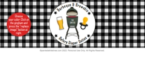 Napkin Rings BaByQ Kamado Grill: Napkin Rings BaByQ Kamado Grill